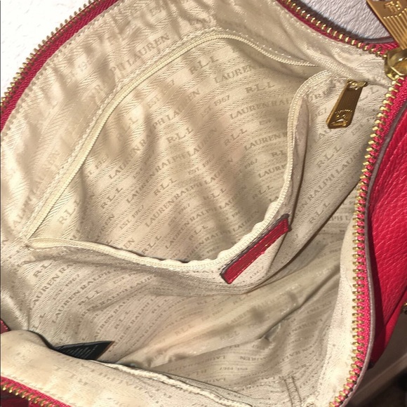 ralph lauren red purse - Picture 4 of 5